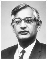 American chemist Har Gobind Khorana, corecipient, with Robert W. Holley and Marshall W. Nirenberg, of the 1968 Nobel Prize in physiology or medicine, "for their interpretation of the genetic code and its function in protein synthesis."