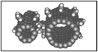 Figure 2. Molecular diagram of a carbon nanotube.