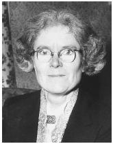 English crystallographer Dame Kathleen Lonsdale, who established the molecular structure of benzene.