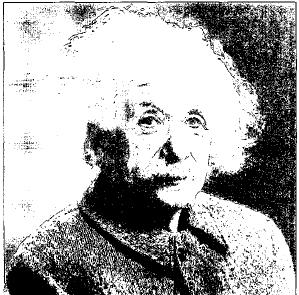 Albert Einstein. The element einsteinium is named after the great physicist.