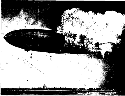 The dramatic explosion of the Hindenburg in 1937 occurred when hydrogen was ignited.