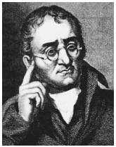 British chemist and physicist John Dalton, who drew up the first list of atomic weights.