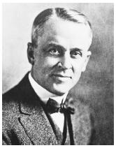 American physicist Robert Millikan, recipient of the 1923 Nobel Prize in physics, "for his work on the elementary charge of electricity and on the photoelectric effect."