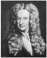English physicist Sir Isaac Newton, author of Philosophiae Naturalis Principia Mathematica.